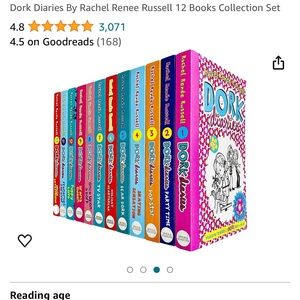 Dork Diaries Book Series 1-12, Like New